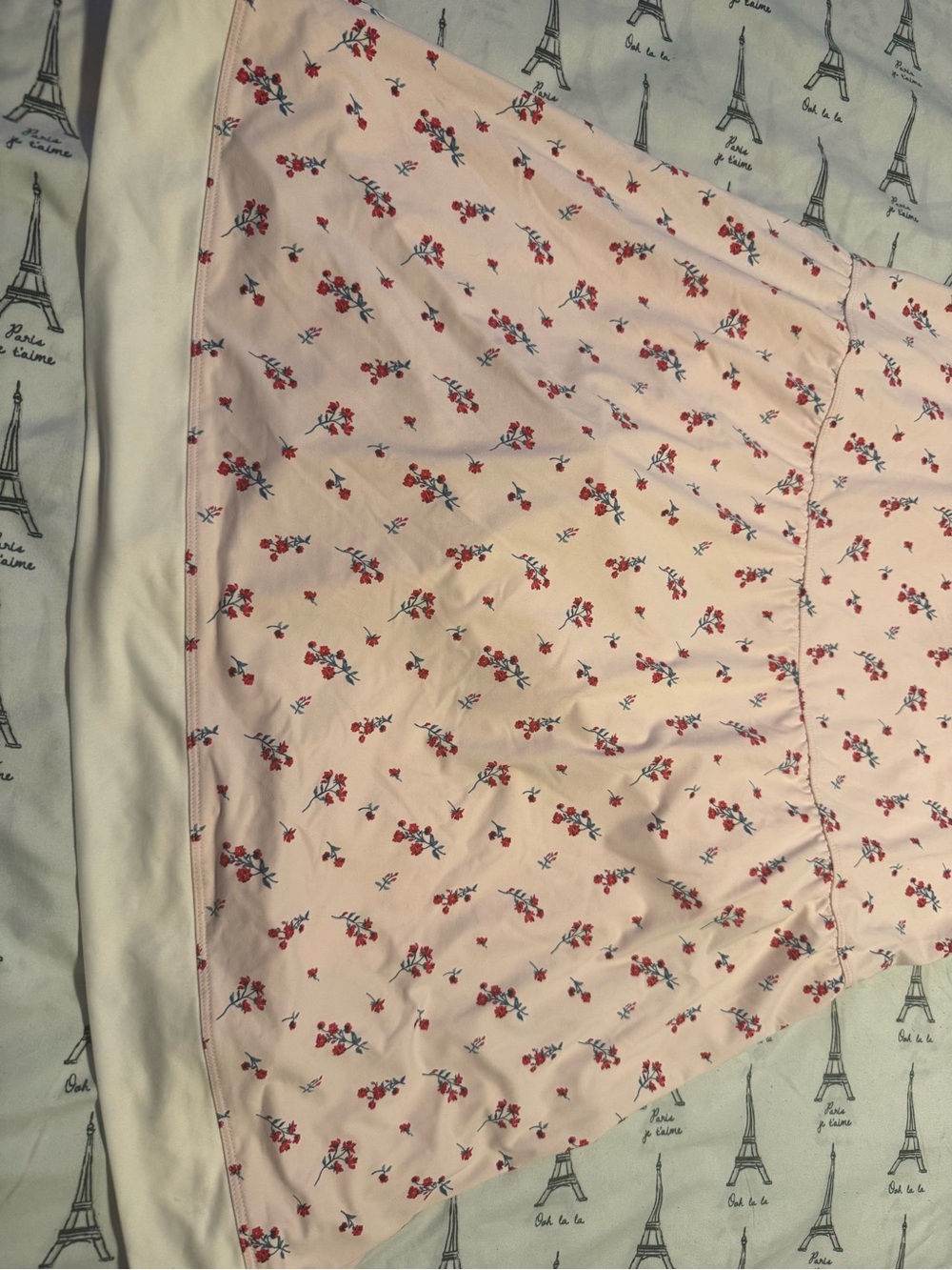 all in motion Light Pink Floral Tank Top with Crisscross Back - Picture 3 of 10